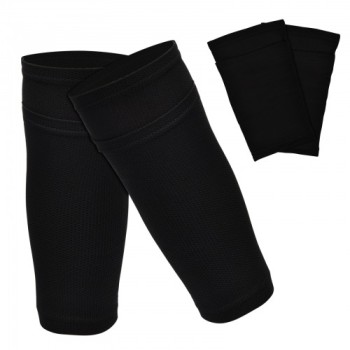 Football Shin Guard Socks Sleeves Double Layer Shin Pads with Mesh Breathable Design Shin Pad Sleeve for Football Games Beginner Or Elite Athlete - Children Teenagers Boys Girls Men Women
