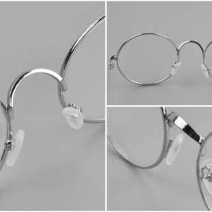 Glasses Repair Set, 10 Pairs of Air Chamber Nose Pads, Silicone, Non-Slip Glasses, Nose Pads, Soft Silicone, Screw Glasses, Nose Pads with Screws, Tweezers and Cleaning Cloth